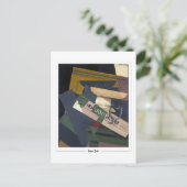 Juan Gris #327 - Fine Art Postcard Postkarte (Stehend Vorderseite)