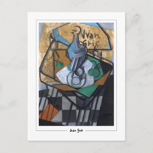 Juan Gris #334 - Fine Art Postcard Postkarte (Vorderseite)