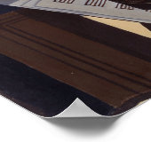 Juan Gris Das geöffnete Fenster Poster (Ecke)