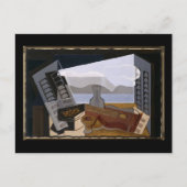 Juan Gris Das geöffnete Fenster Postkarte (Vorderseite)