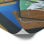 Juan Gris - Die Bordeaux-Flasche Poster (Ecke)