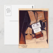 Juan Gris - Die Kaffeemaschine Postkarte (Vorne/Hinten)