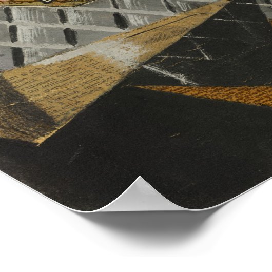 Juan Gris Flasche von Anís del Mono Poster (Ecke)