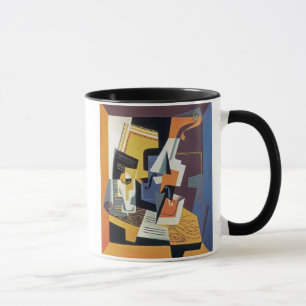 Juan Gris - Geige und Glas - Abstrakte Kunst Tasse