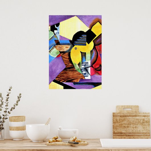 Juan Gris - Gitar, 1913 Poster (Küche)