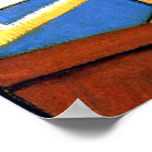 Juan Gris - Gitarre und Flasche Poster (Ecke)