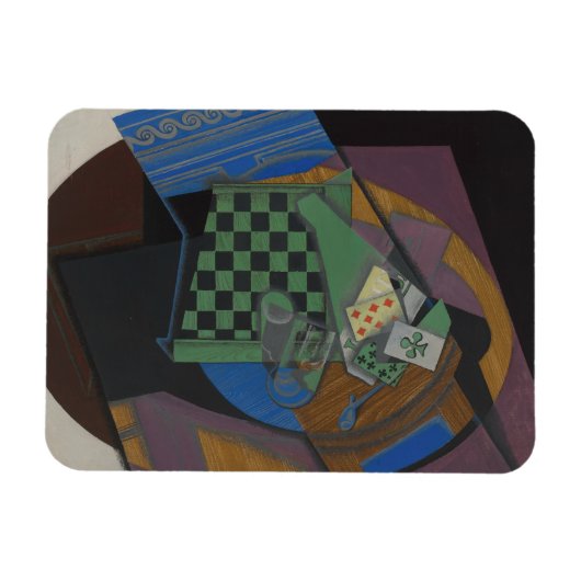 Juan Gris - Karton und Spielkarten Magnet (Horizontal)