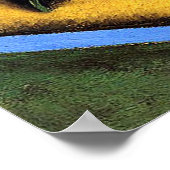 Juan Gris - Landschaft mit Häusern auf Ceret Poster (Ecke)