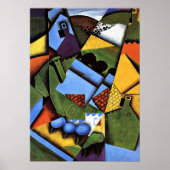 Juan Gris - Landschaft mit Häusern auf Ceret Poster (Vorne)
