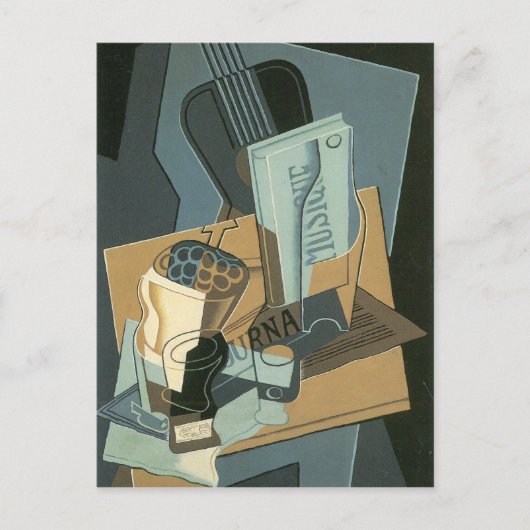 Juan Gris - Notenblatt Postkarte (Vorderseite)