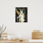 Juan Gris - Pierrot Poster (Küche)