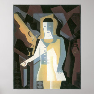 Juan Gris - Pierrot Poster
