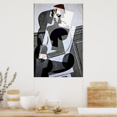 Juan Gris - Portrait von Josette Gris Poster (Küche)