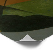 Juan Gris - Schachbrett, Glas und Gericht Poster (Ecke)