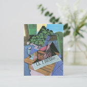Juan Gris - Stillleben mit Geranien Postkarte (Stehend Vorderseite)