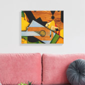 Juan Gris - Stillleben mit Gitarre Leinwanddruck (Insitu (Wohnzimmer))