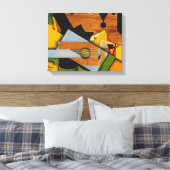 Juan Gris - Stillleben mit Gitarre Leinwanddruck (Insitu (Schlafzimmer))