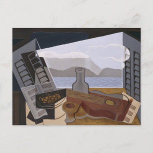 Juan Gris The Open Window Fine Art Postkarte