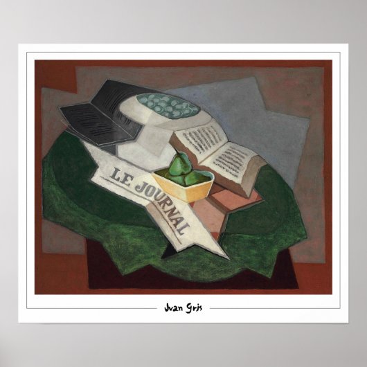 Juan Gris Zedign Art Poster #105 (Vorne)