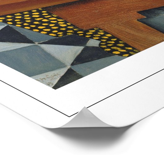 Juan Gris Zedign Art Poster #132 (Ecke)