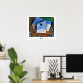 Juan Gris Zedign Art Poster #132 (Heimbüro)