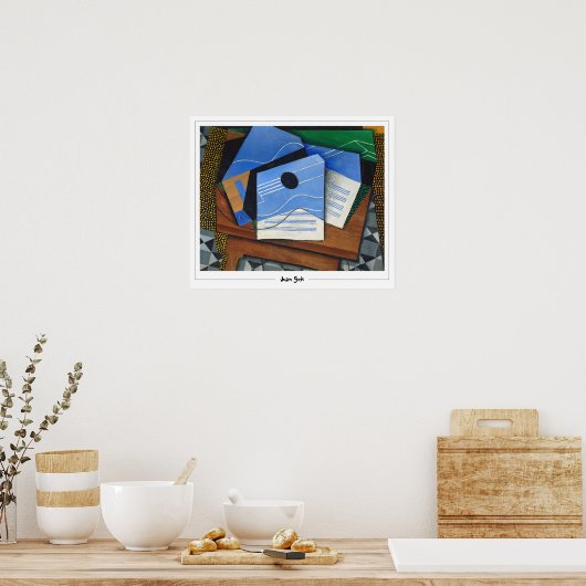 Juan Gris Zedign Art Poster #132 (Küche)