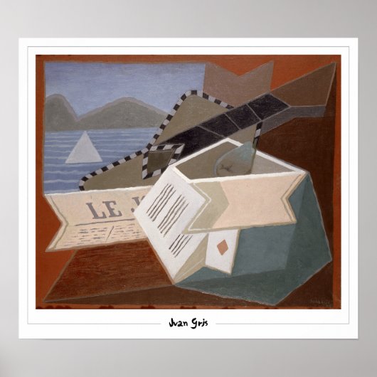 Juan Gris Zedign Art Poster #136 (Vorne)