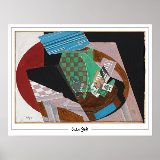 Juan Gris Zedign Art Poster #164 (Vorne)