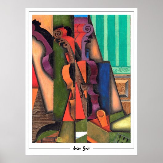 Juan Gris Zedign Art Poster #170 (Vorne)