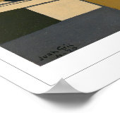 Juan Gris Zedign Art Poster #185 (Ecke)