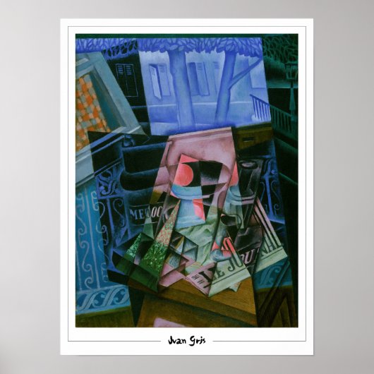 Juan Gris Zedign Art Poster #219 (Vorne)