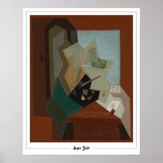 Juan Gris Zedign Art Poster #241 (Vorne)