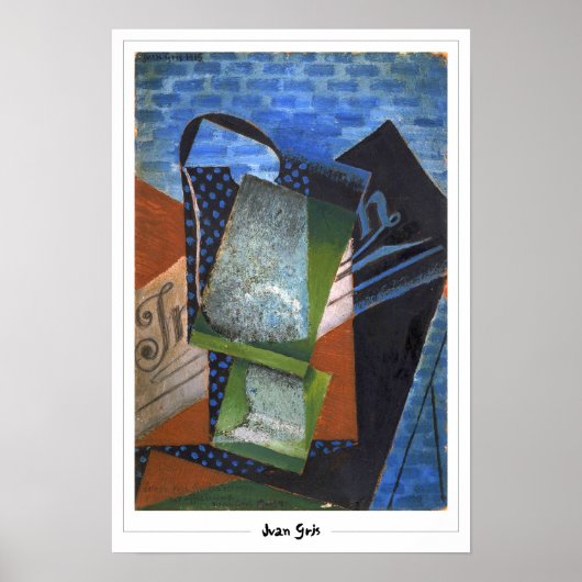 Juan Gris Zedign Art Poster #272 (Vorne)