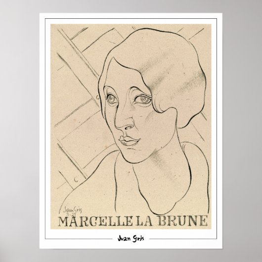 Juan Gris Zedign Art Poster #298 (Vorne)