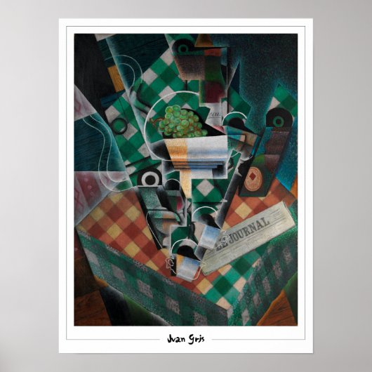 Juan Gris Zedign Art Poster #38 (Vorne)