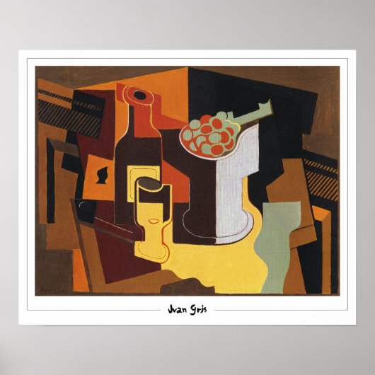Juan Gris Zedign Art Poster #4 (Vorne)
