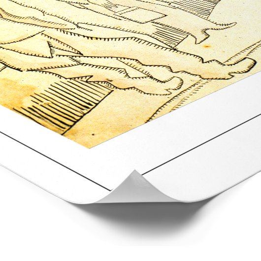 Juan Gris Zedign Art Poster #72 (Ecke)