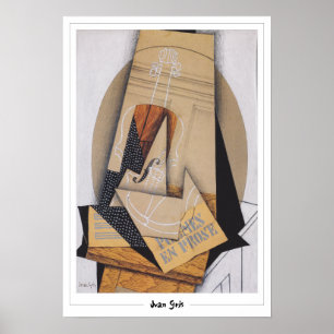 Juan Gris Zedign Kunstposter #184 Poster