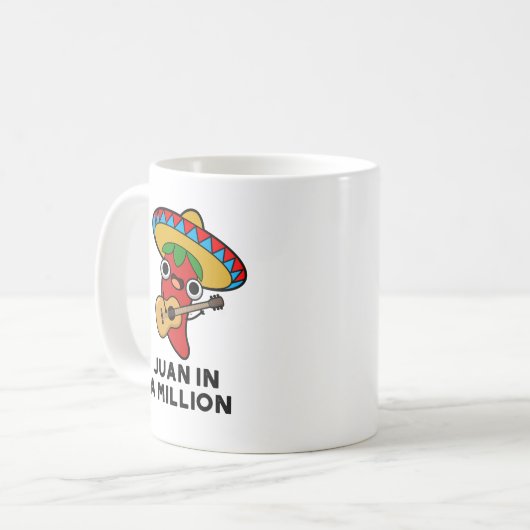 Juan in A Million Funny mexikanischer Chili Puff Kaffeetasse (Vorderseite Links)