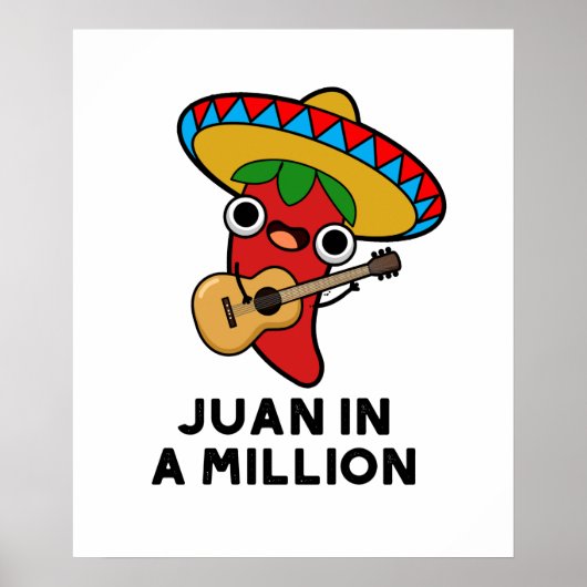 Juan in A Million Funny mexikanischer Chili Puff Poster (Vorne)