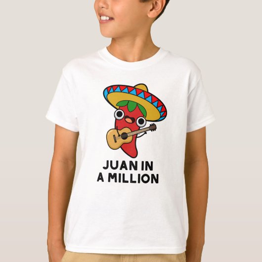 Juan in A Million Funny mexikanischer Chili Puff T-Shirt (Vorderseite)