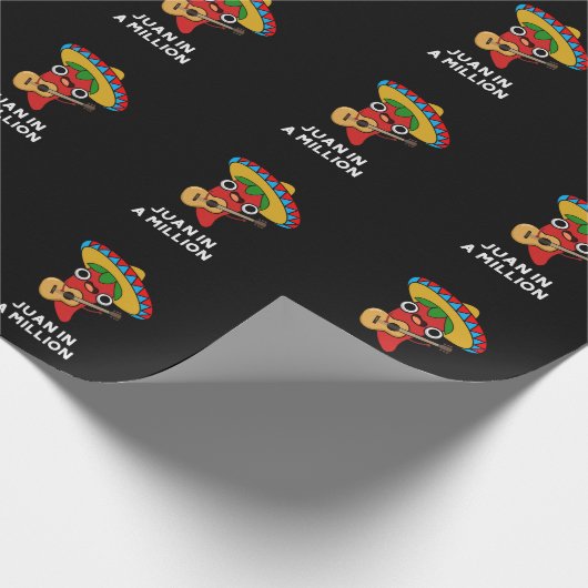 Juan in A Million lustiger mexikanischer Chili Pun Geschenkpapier (Ecke)