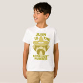 Juan ist die längste Zahl T-Shirt (Vorne ganz)