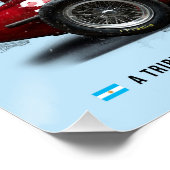 Juan Manuel Fangio Tribute Alfa 158 Poster (Ecke)