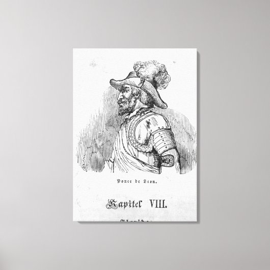 Juan Ponce de Leon Leinwanddruck (Vorderseite)
