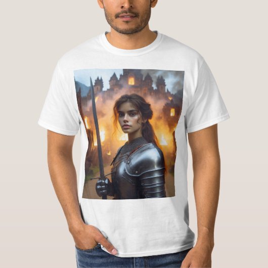 Juana de Arco: La Heroína de Francia T-Shirt (Vorderseite)