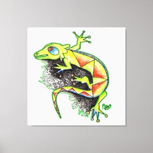 JUANA DER LEGUAN LEINWANDDRUCK (Vorderseite)
