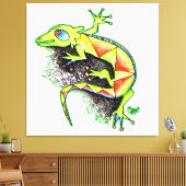 JUANA DER LEGUAN LEINWANDDRUCK (Insitu (Wohnzimmer))