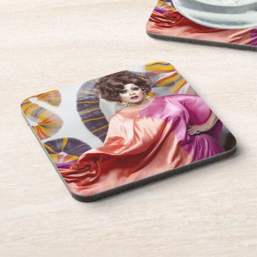 Juanita MEHR! Getränkeuntersetzer (Linke Seite)