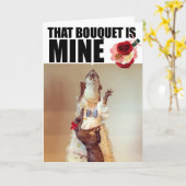 Juanita Weasel-Hochzeits-Karte Karte (Gelbe Blume)